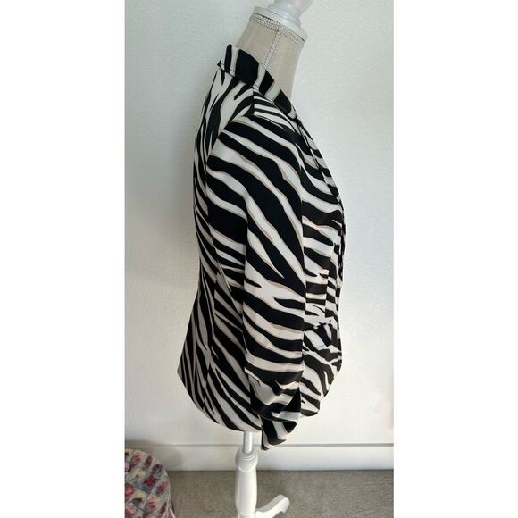 Anne Klein Animal Print Latter Blazer - S - Picture 5 of 7